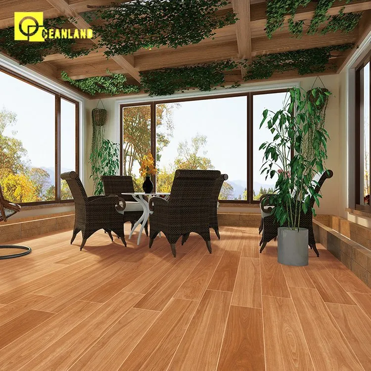 Ceramic Pattern Wood Look Floor Tile Ceramic Tiles