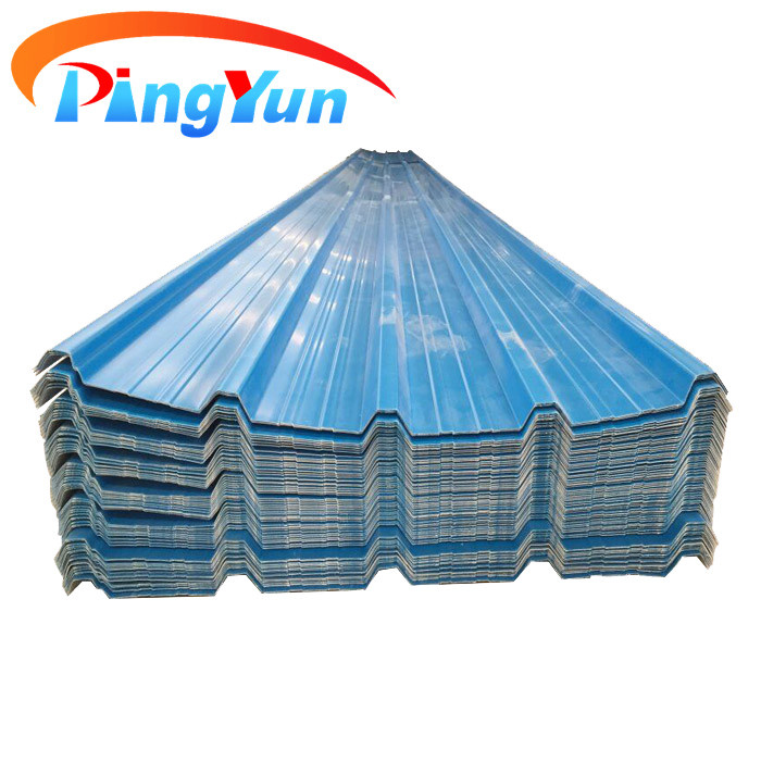 Chapas De Telhas Lightweight ASA PVC Roof Tiles for Sheds Plastic Corrugated UPVC Roofing Sheet