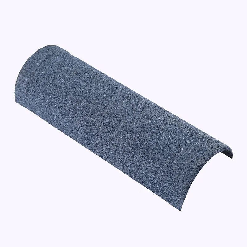 Cheap Galvalume Steel Color Stone Metal Tile Accessories Arc Ridge Tile for Sale