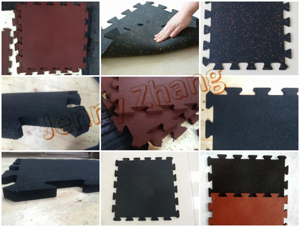 Cheap Gym Lok Rubber Garage Exercise Gym Floor Tiles