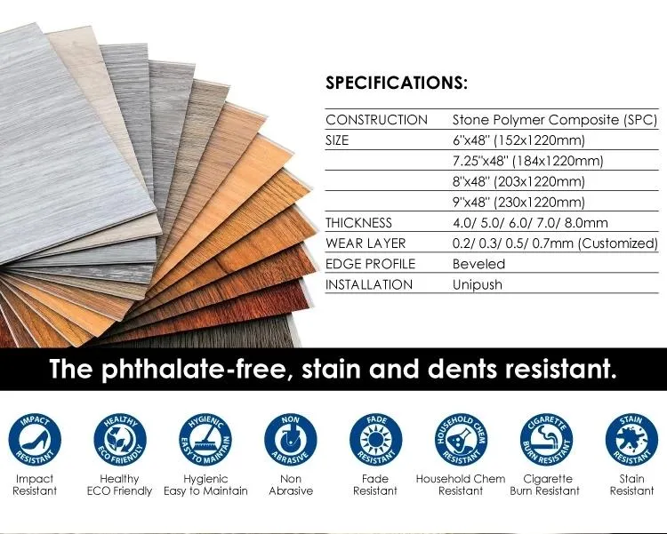 Cheap Wood Hard Cedar Spc Floor for Sale