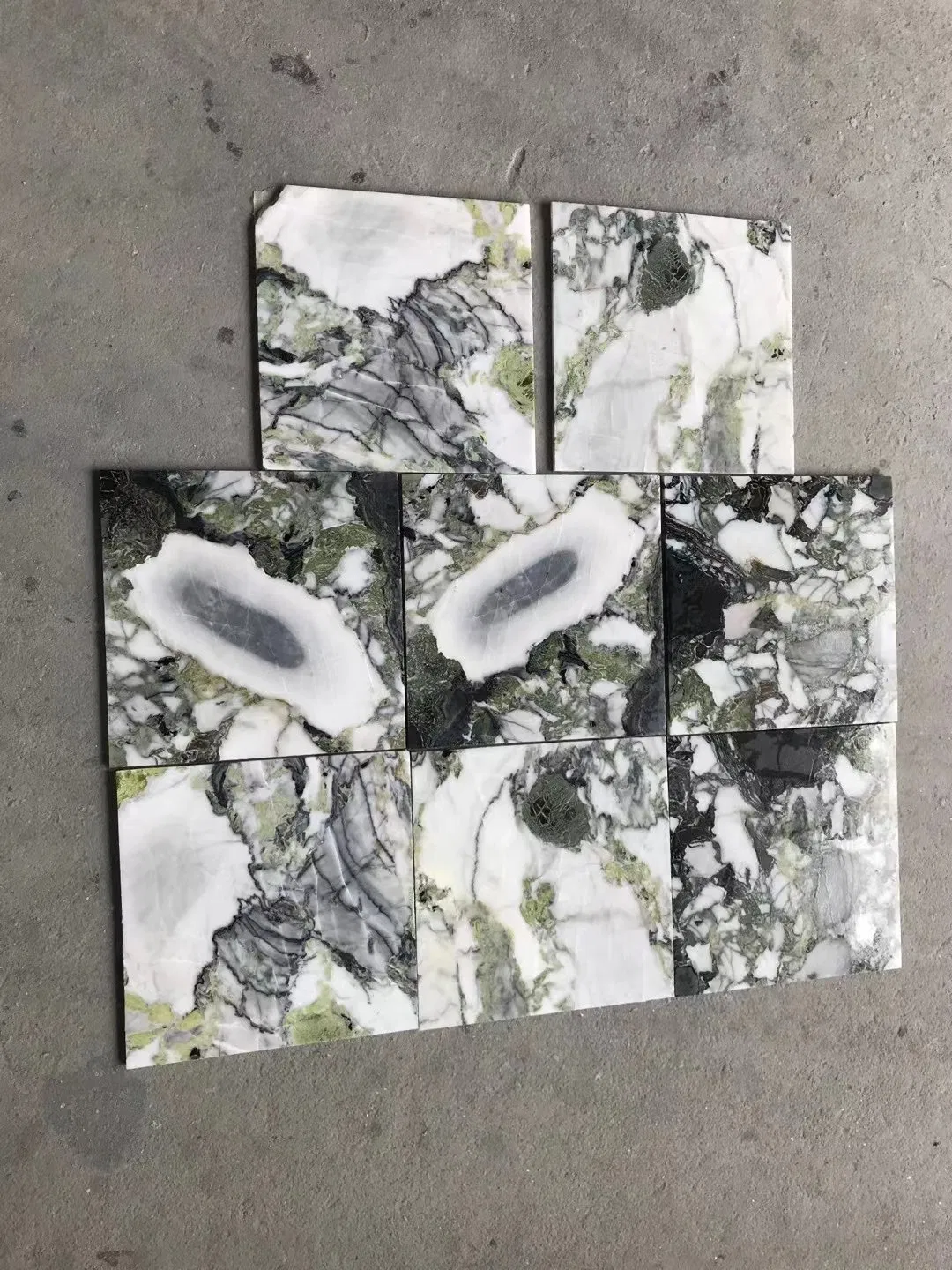 Cheep Price Square Polished White Marble with BV Certification