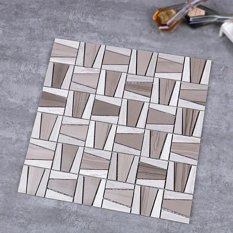 Cheep Price Square Polished White Marble with BV Certification