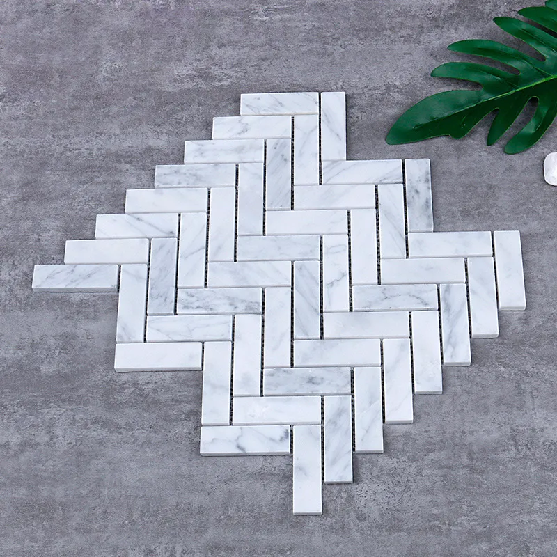 Cheep Price Square Polished White Marble with BV Certification