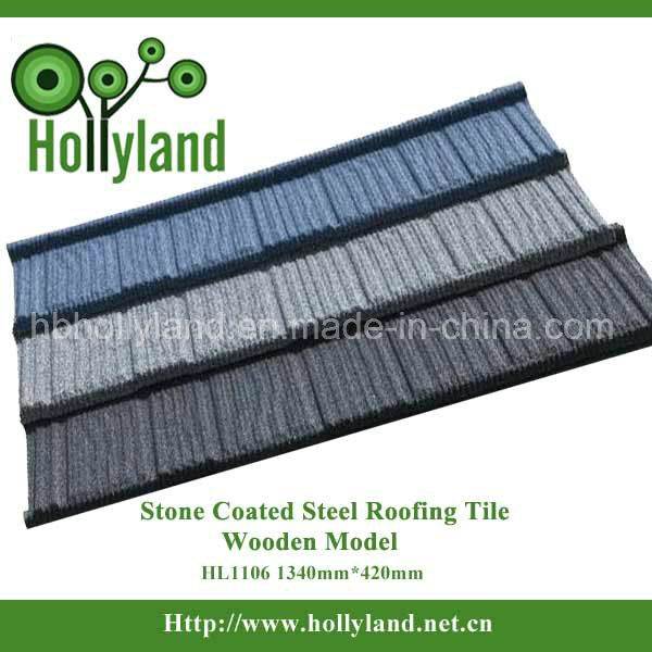 China Colorful Stone Coated Steel Roofing Tile manufacture