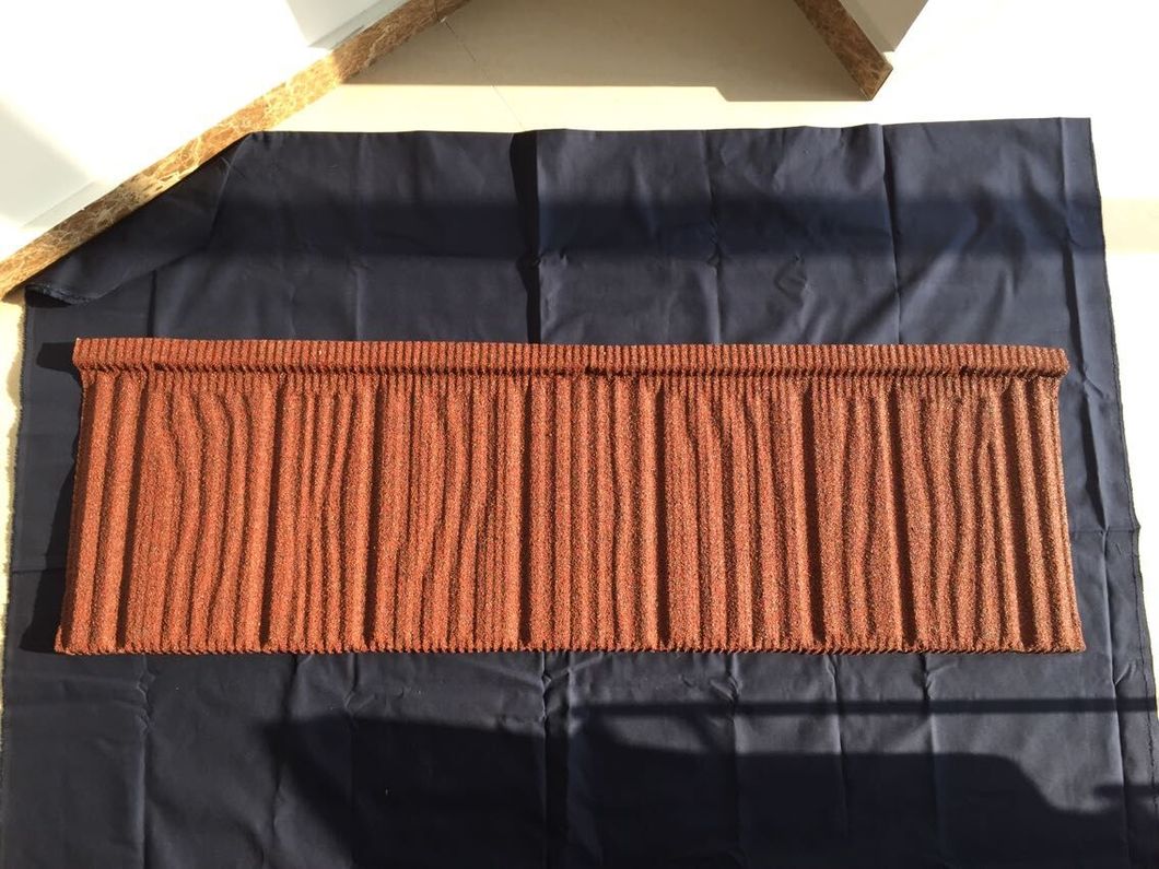 China Colorful Stone Coated Steel Roofing Tile manufacture