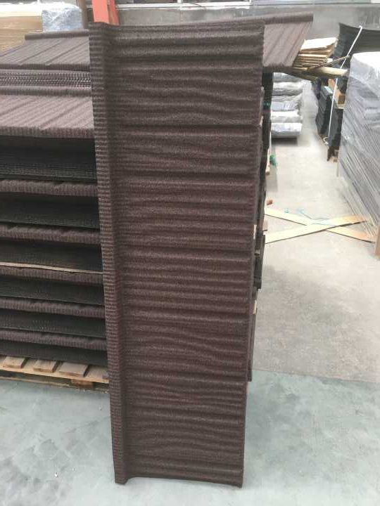 China Colorful Stone Coated Steel Roofing Tile manufacture