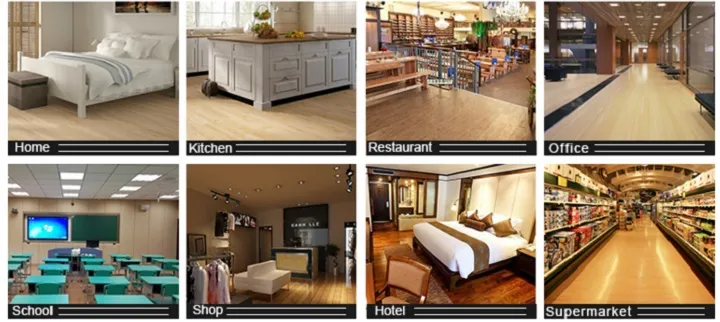 China Factory 6"X36" Dry Back PVC Floor Tile