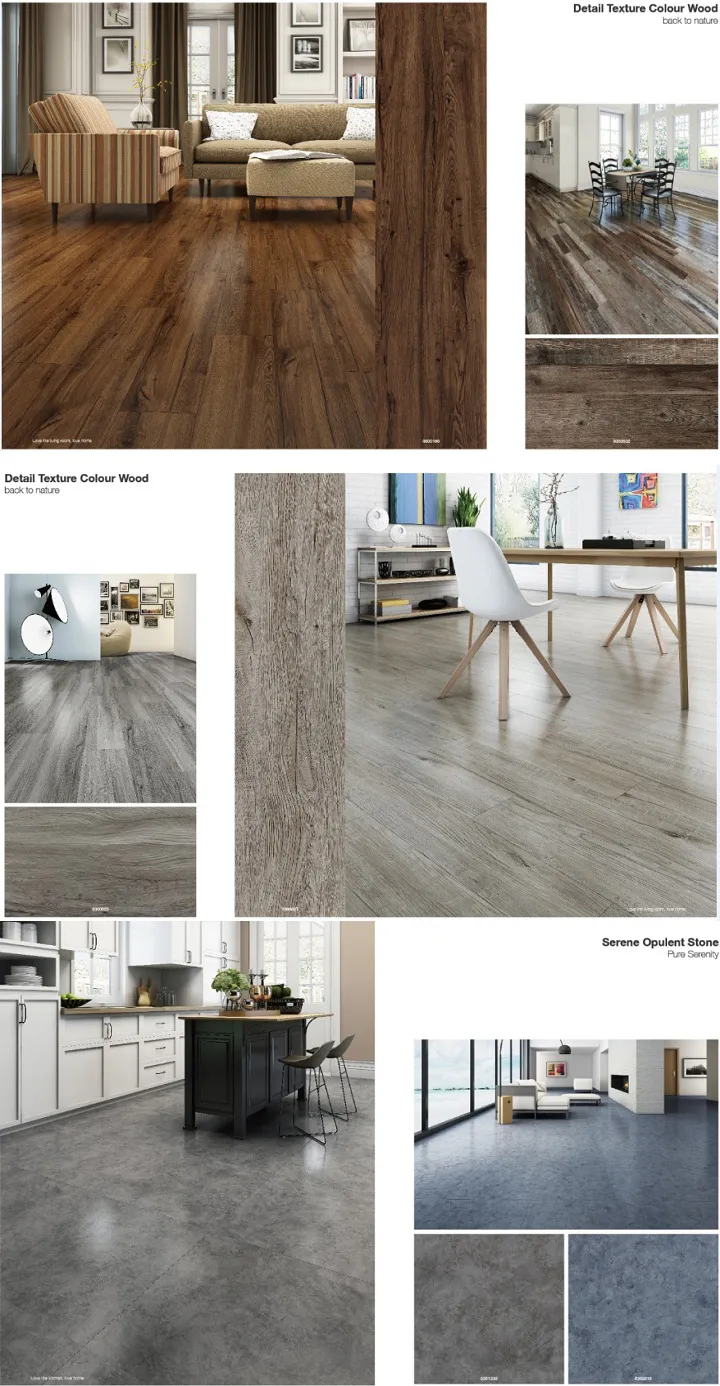 China Factory 6"X36" Dry Back PVC Floor Tile