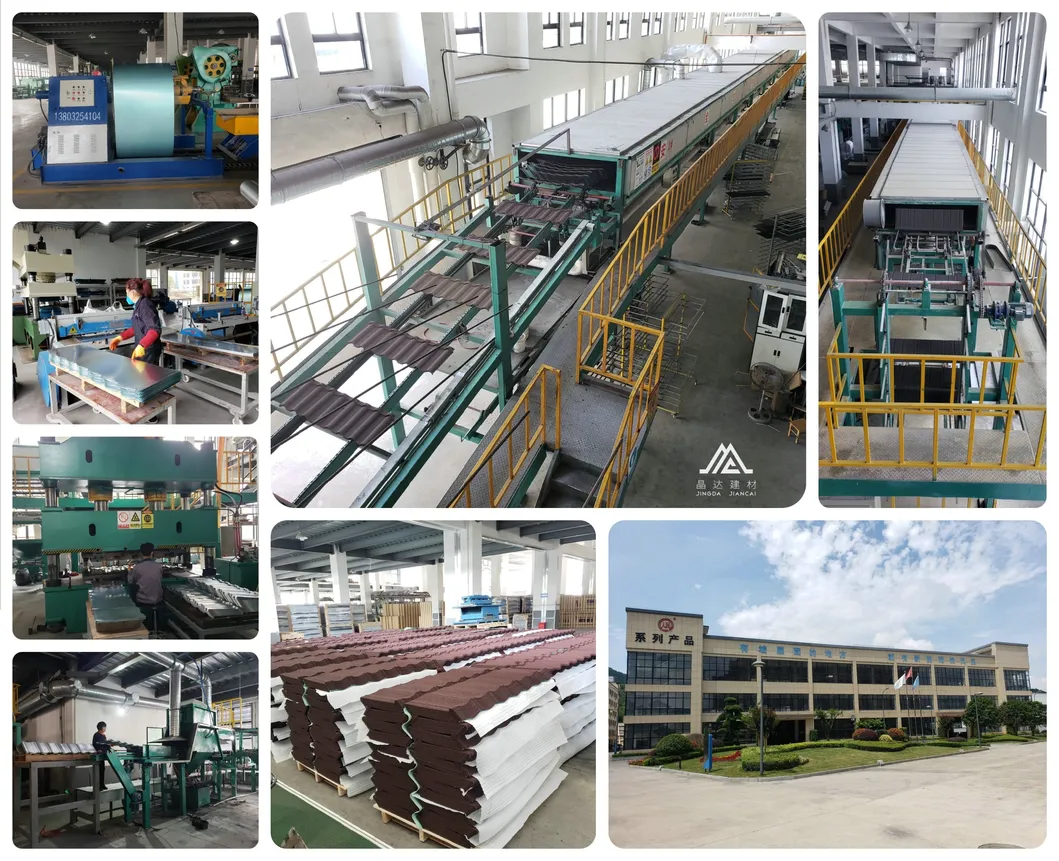 China Factory Hot Sale Corrugated Aluminum Steel Roof Tile Building Material Stone Coated Metal Roofing Sheet