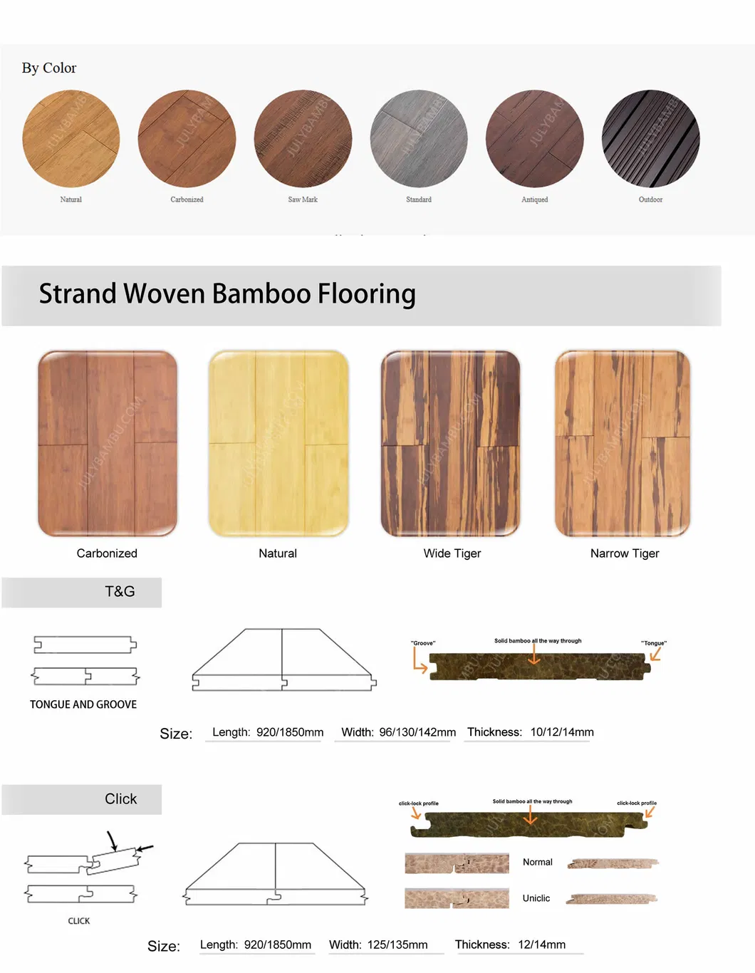 China Factory Laminated and Vertical Bamboo Hardwood Flooring Natural Strand Woven Bamboo Flooring for Indoor