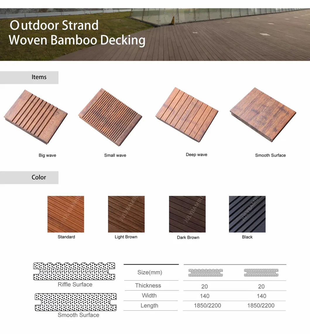 China Factory Laminated and Vertical Bamboo Hardwood Flooring Natural Strand Woven Bamboo Flooring for Indoor