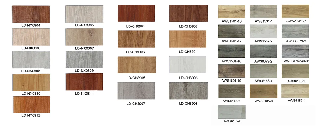 China Factory New Design Fire Resistant Uniclic Click PVC Vinyl Plank Flame Retardant PVC Spc Flooring