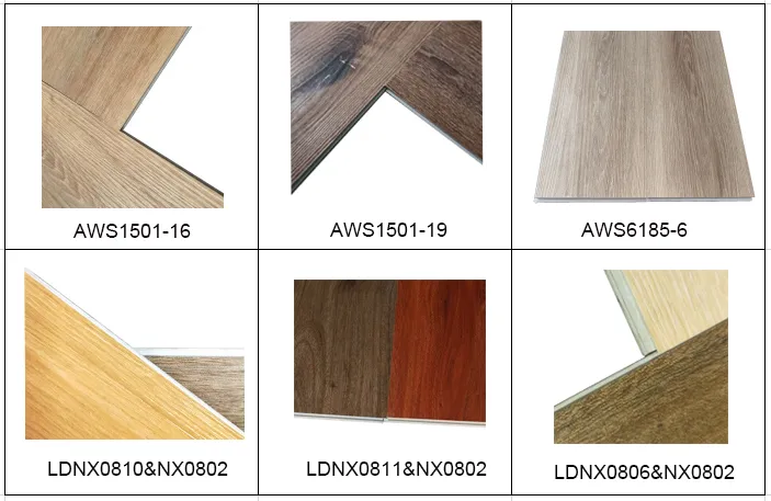 China Factory New Design Fire Resistant Uniclic Click PVC Vinyl Plank Flame Retardant PVC Spc Flooring
