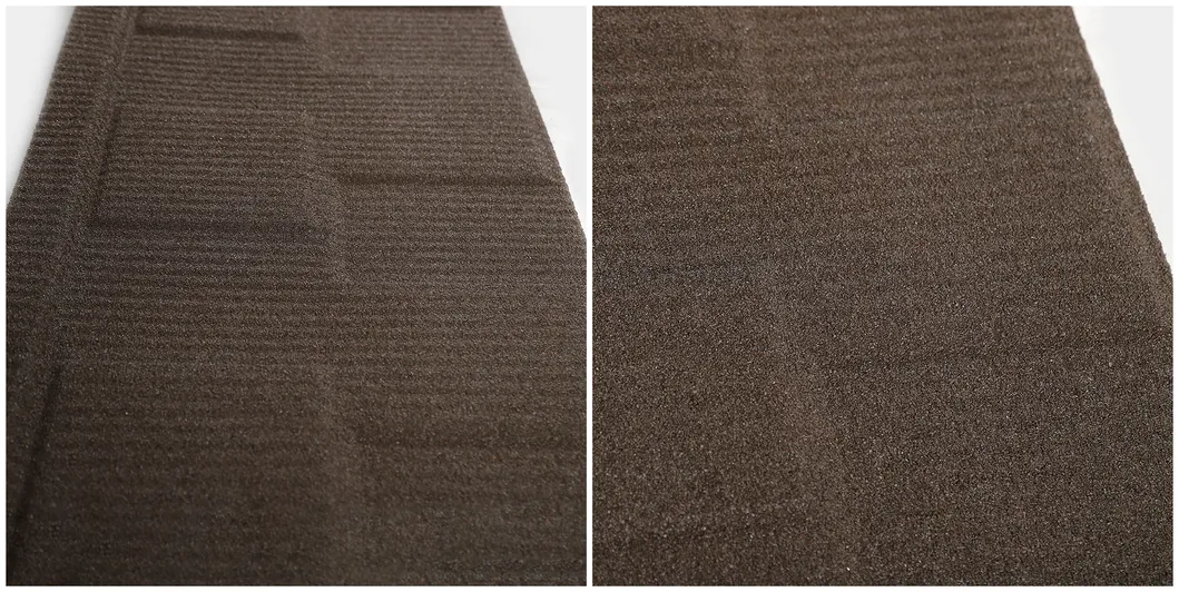 China Manufacturer 1340*420mm Classic Zinc Metal Shingle Roofing