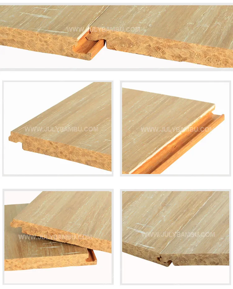 China Manufacturer 14mm Solid Bamboo Parquet for Indoor Use