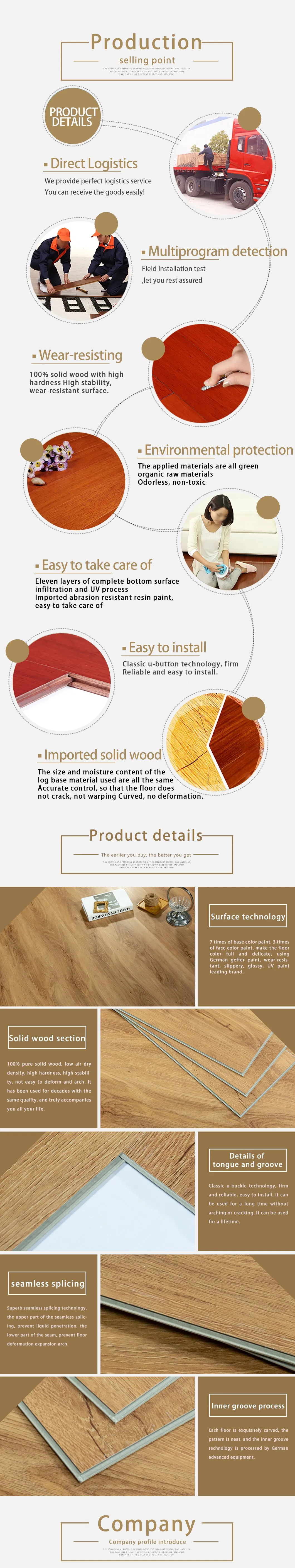 China Manufacturer Click Lock Spc Loose Lay Flooring PVC Flooring Vinyl Plank Flooring