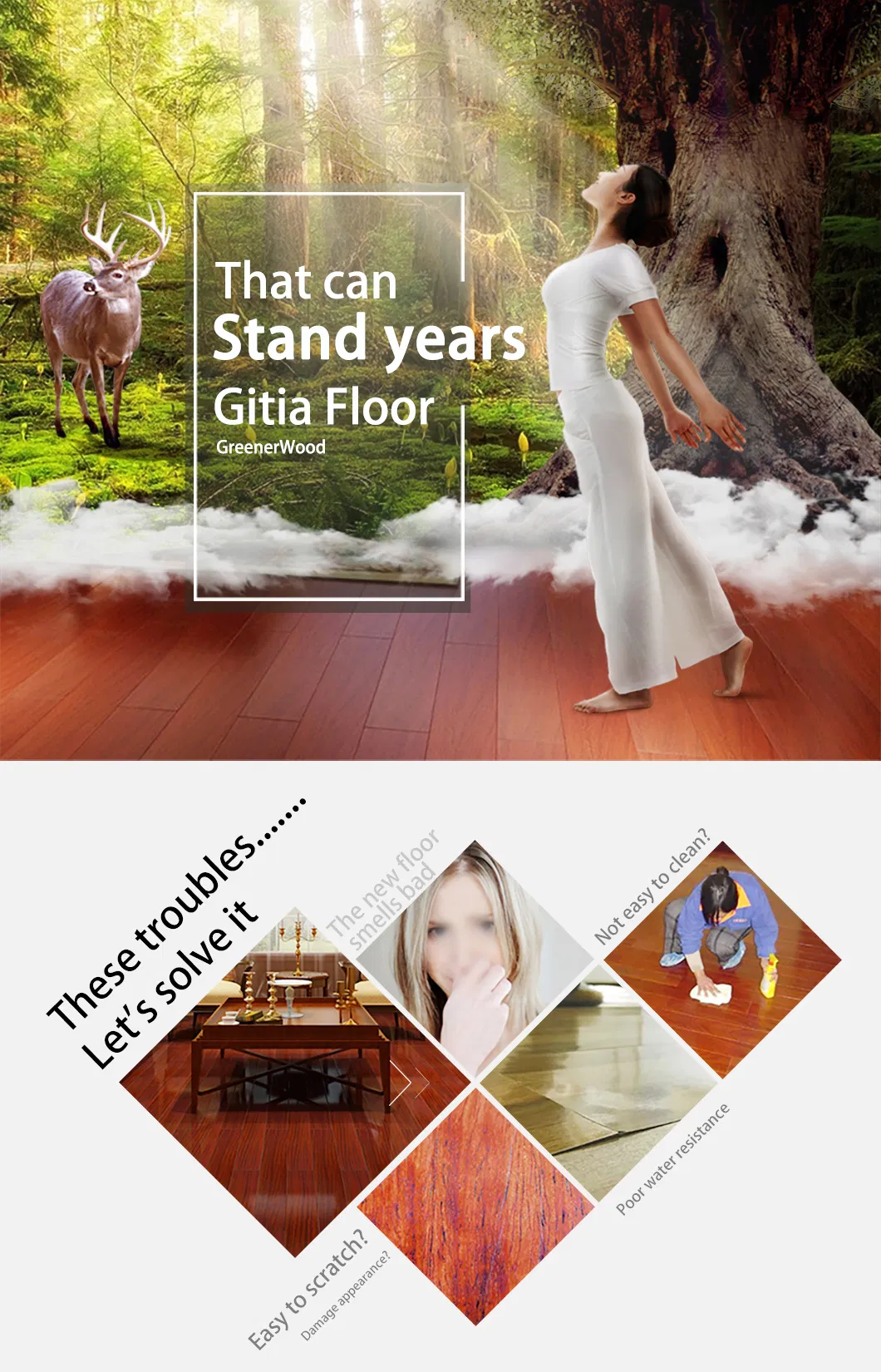 China Manufacturer Click Lock Spc Loose Lay Flooring PVC Flooring Vinyl Plank Flooring