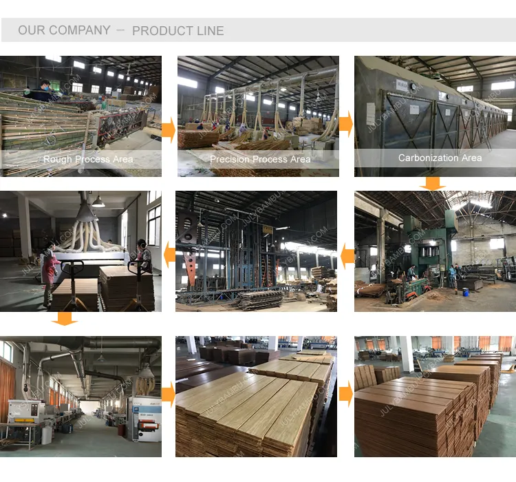 China Manufacturer Tiger Strip and Waterproof Strand Woven Bamboo Flooring