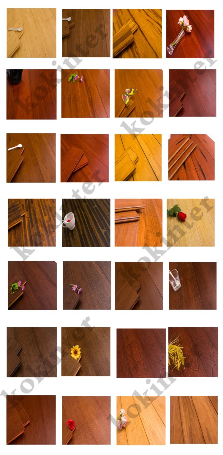 Chinese Super Quality Iroko Color Indoor Usage Strand Woven Bamboo Flooring with Cheap Price