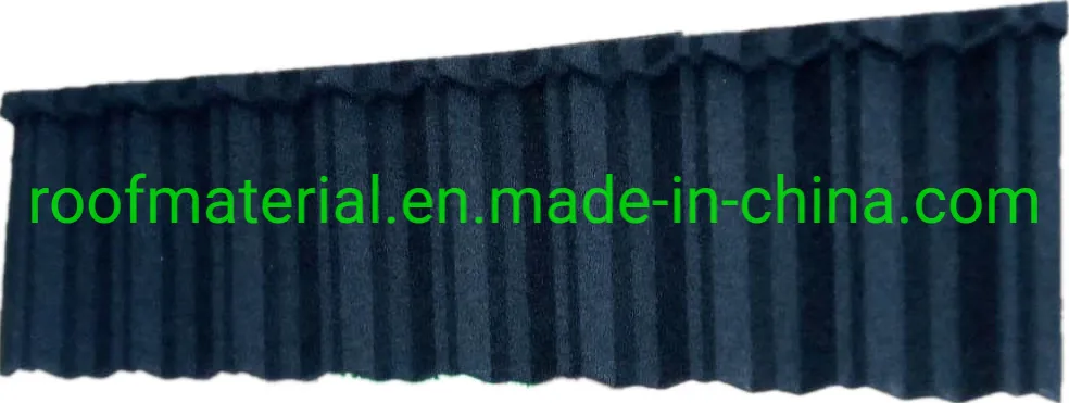 Coffee Brown Color 0.4 mm Stone Coated Steel Roofing Sheet Sizes 1340 *420 mm Metal Roofing Tiles