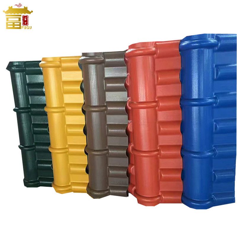 Cold Resistance Heatproof Good Quality ASA Resin Synthetic Roof Tile