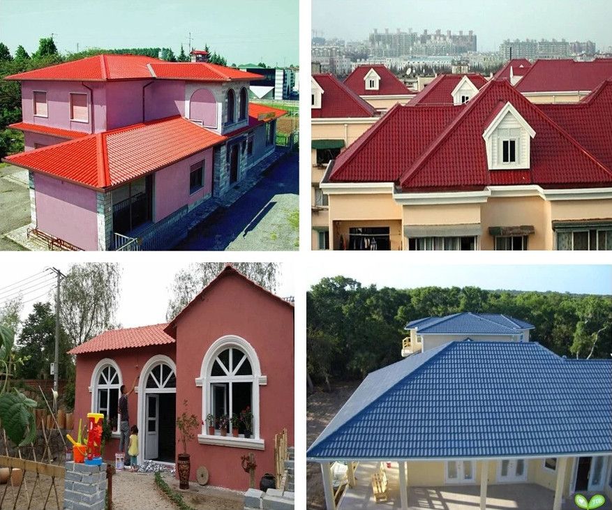 Cold Resistance Heatproof Good Quality ASA Resin Synthetic Roof Tile
