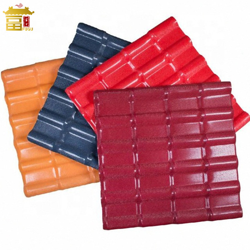 Cold Resistance Heatproof Good Quality ASA Resin Synthetic Roof Tile
