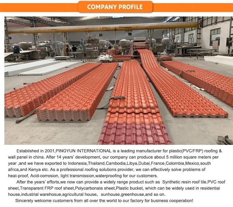 Colonial Roofing Tiles PVC UPVC Roof for Warehouse Factory Telhas PVC Roof Sheet