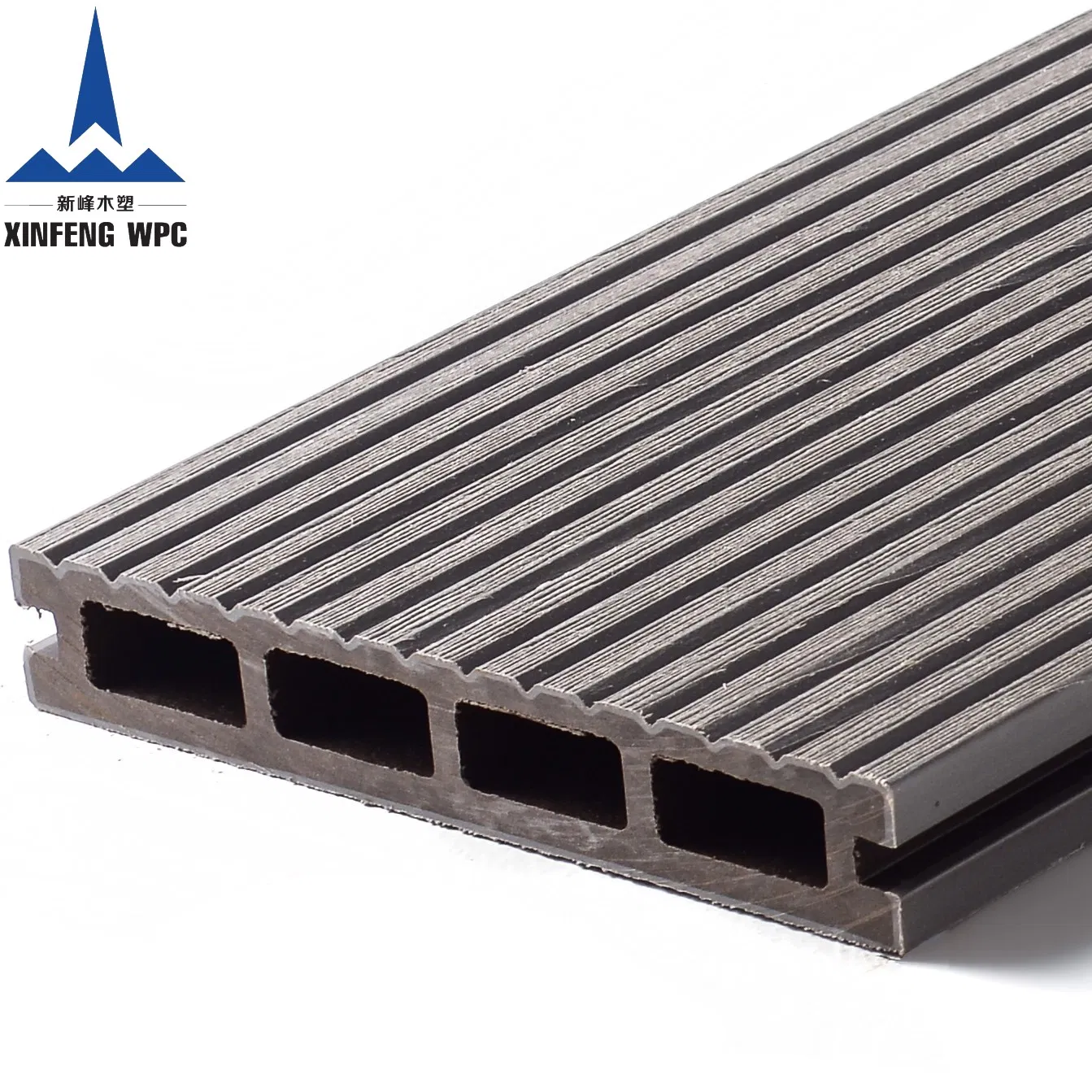 Color Customizable WPC Outdoor Decoration Decking Flooring