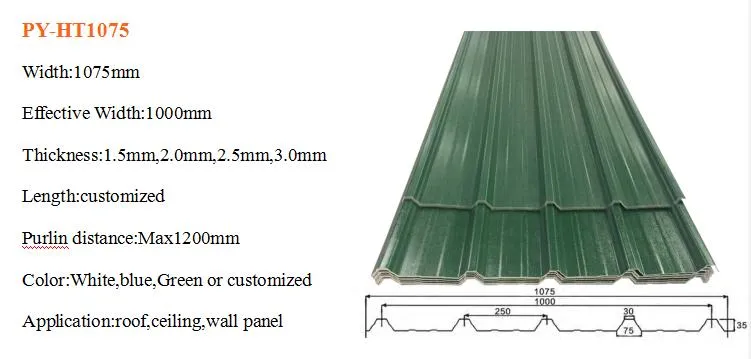 Colorful ASA PVC Roof Tile for Warehouse Popular in Ecuador UPVC Plastic Corrugated Roofing Sheet