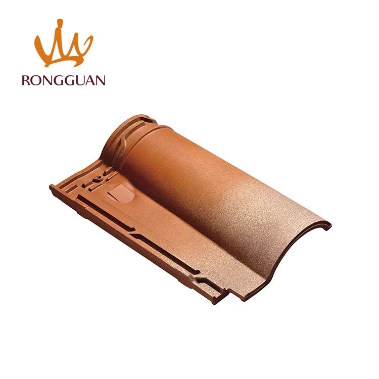 Colorful Environment Friendly Classical Arched Clay Roof Tile