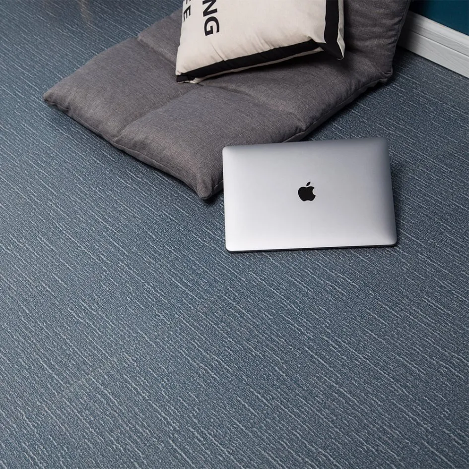 Competitive Price 2.0mm Custom Make Water Proof Eo-Friendlly PVC Carpet Look Vinyl Flooring Tile Waterproof for Office Meeting Room