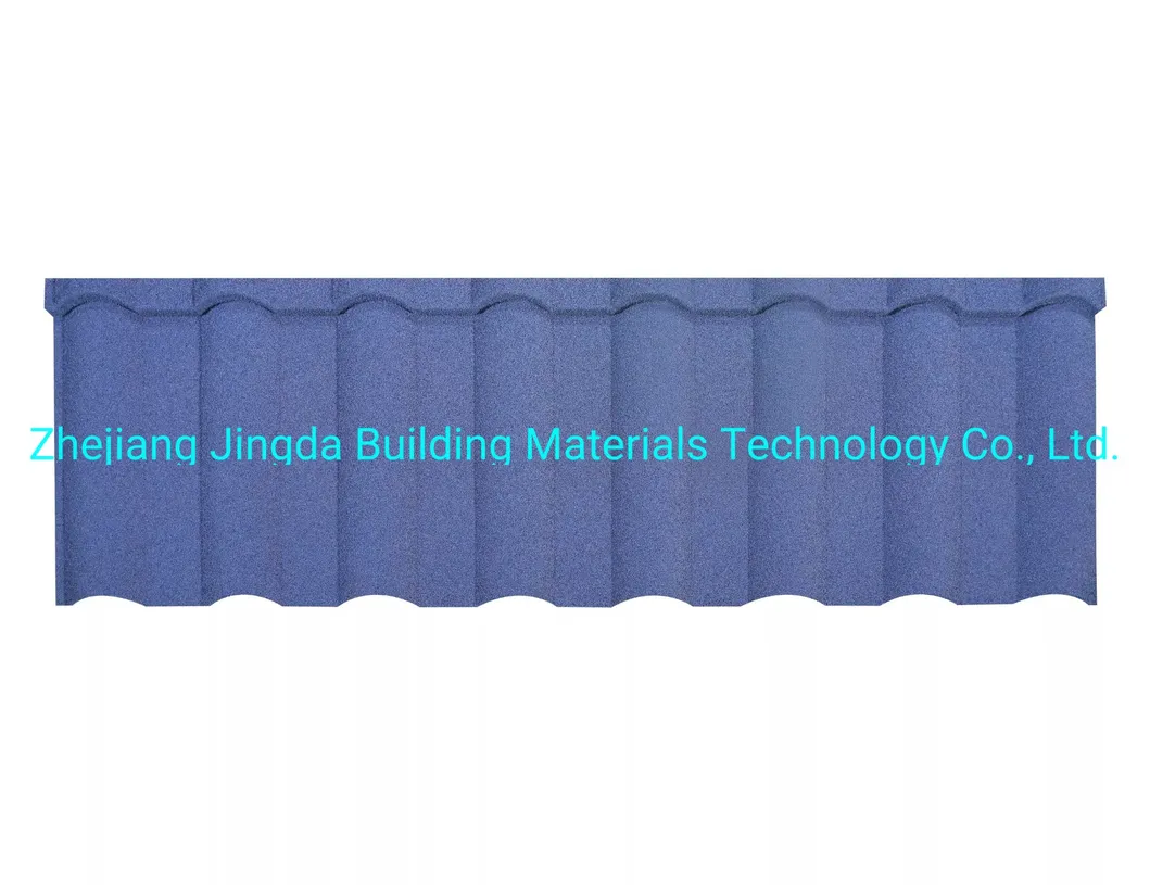 Components for Modular Building/Light Steel Villa Steel Tiles with Colored Stone Coating Spanish Construction Material
