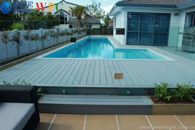 Hot Sale Green Outdoor WPC Hollow Flooring