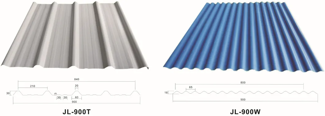 Corrugated Durable PVC Roofing Sheet Heat Resistant Apvc Roof Sheet