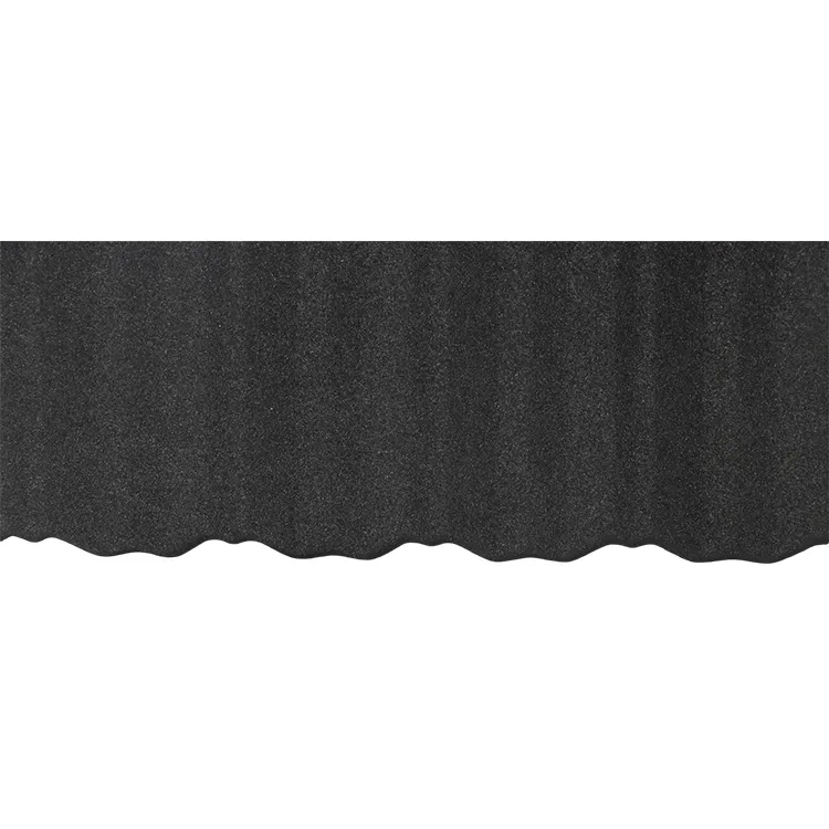 Corrugated Steel Sheet Stone Coated Steel Roofing Tiles 1340 *420mm Roman Tile Factory
