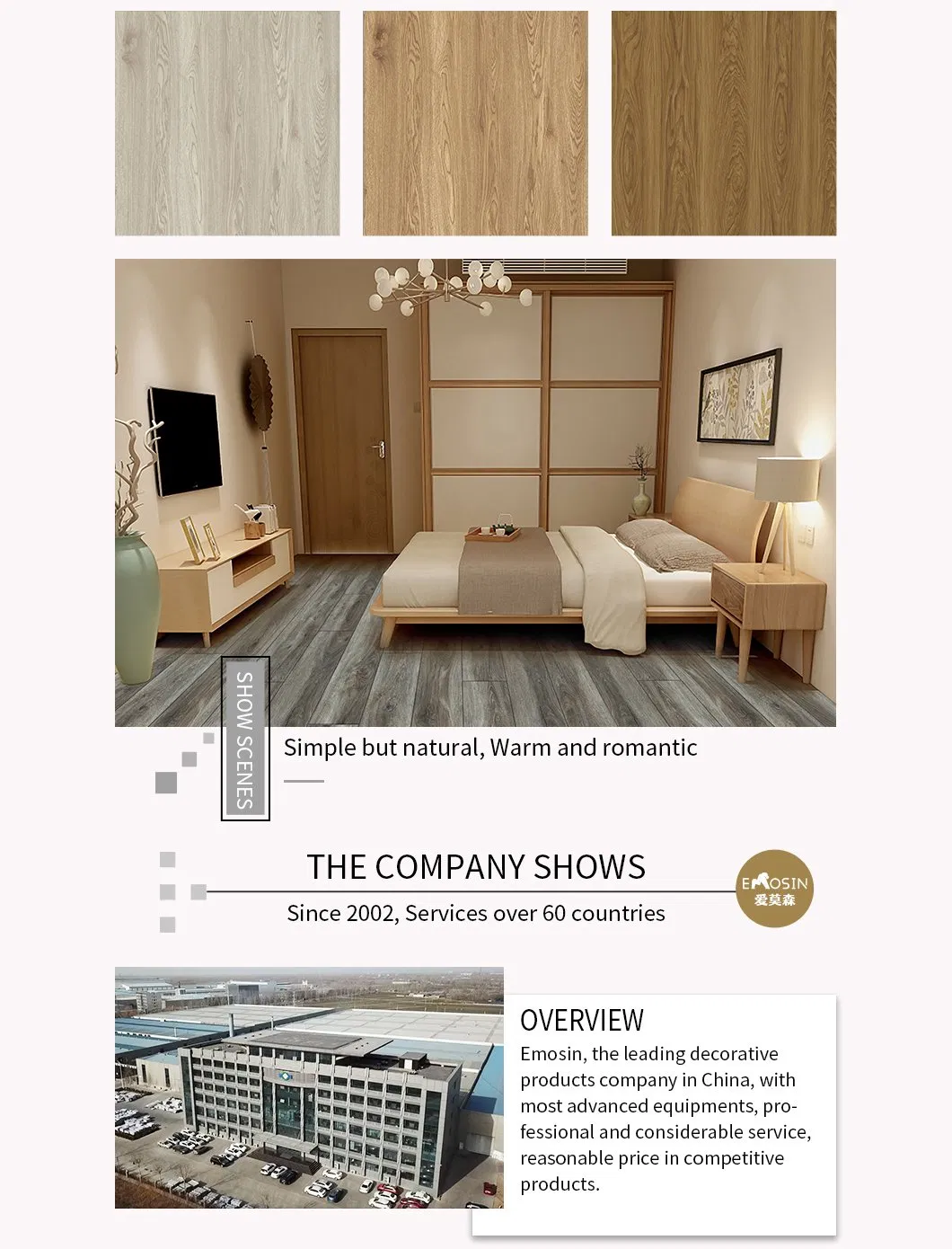 Design De Arte De Crystal Eir Fosco De Alto Brilho Lvt/PVC/Lvp/Rvp/Spc Prancha De Piso De Vinil De Luxo