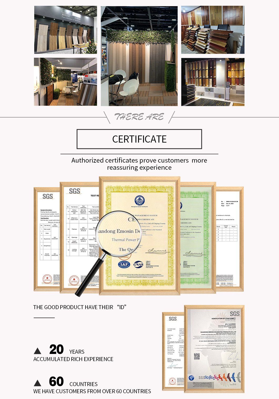 Dryback De Nuacute Cleo Riacutegido Anti-Rayado Lvt/PVC/Lvp/Rvp/Spc Suelo De Tablones De Material De Vinilo