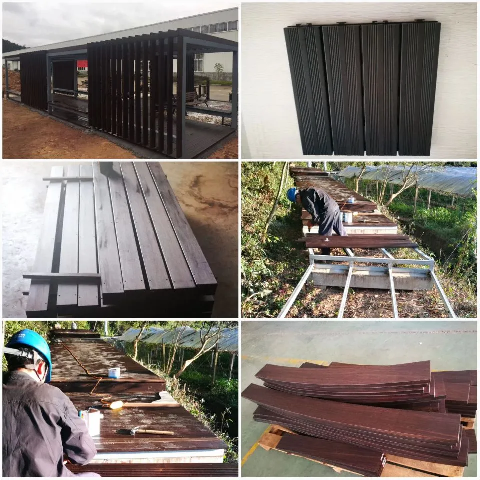Durable Outdoor Bamboo Decking with Thickness 20mm