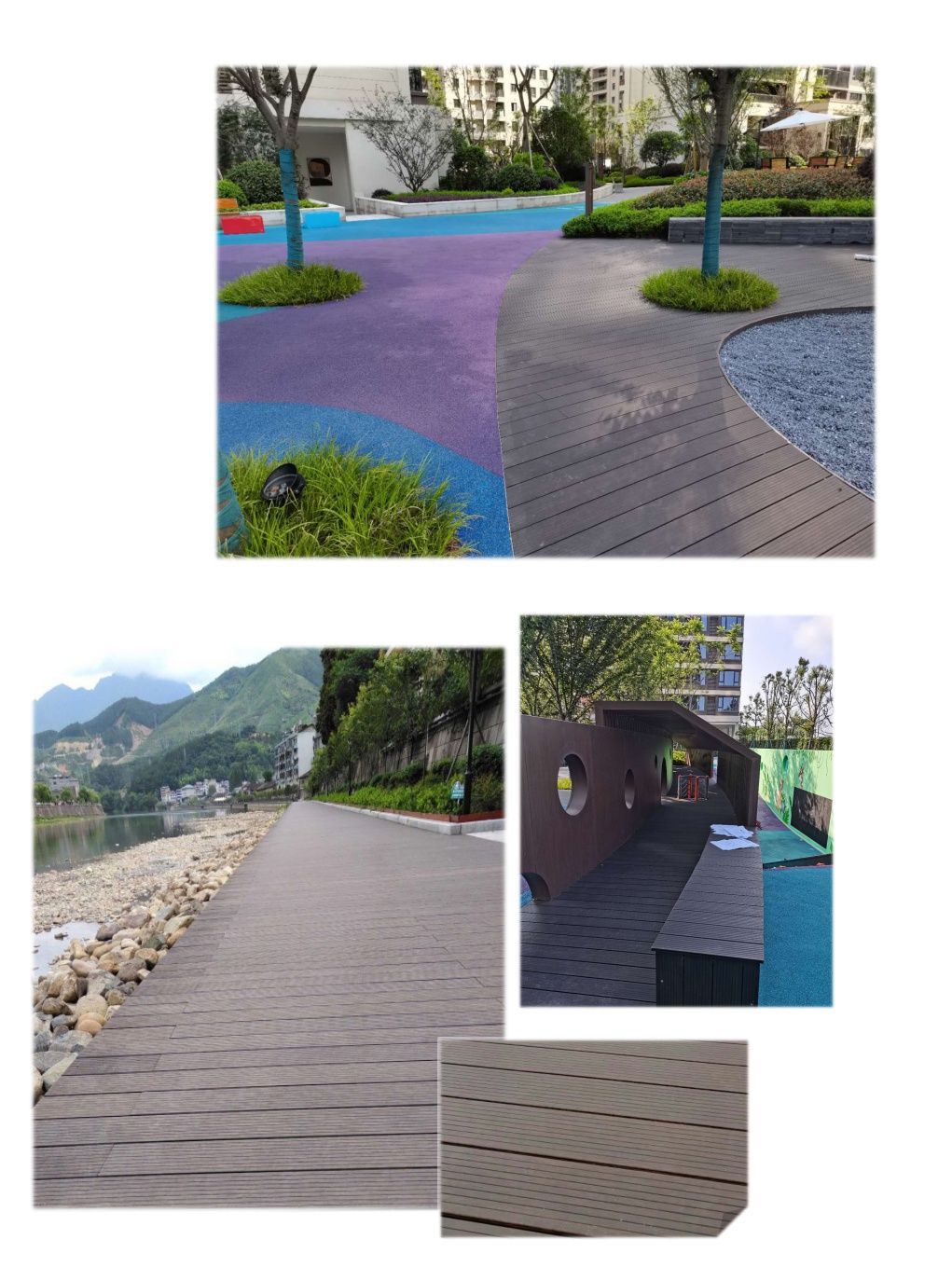 Easy Installation Extrusion Bamboo Products Composite Outdoor Bamboo Floor