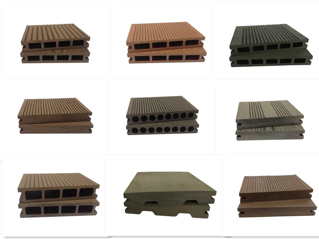 Easy Installation Water Proof Classic WPC Wood Plastic Composite Decking Plank