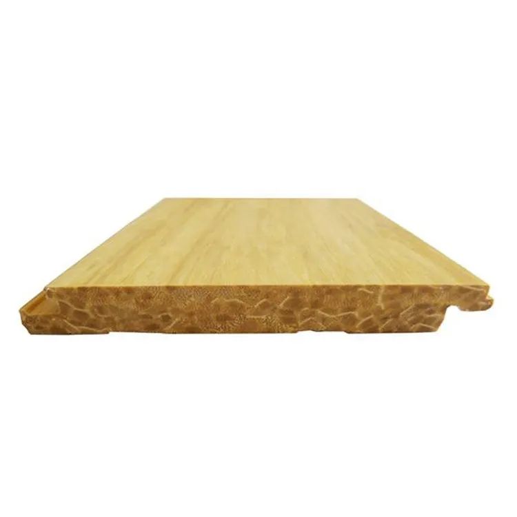 Eco Forest Bamboo Flooring Natural Color Strand Woven Bamboo Durable Click Lock Profile