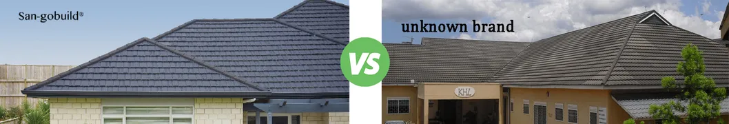 Europe Granite Chips Coated Alumzinc Steel Roof Tile Solar Panel Mabati Roofing 1340*420 mm