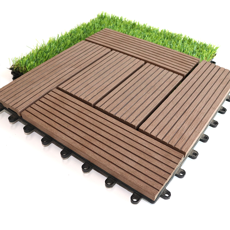 Factory Price High Quality Natural Deck Tiles Interlocking DIY Composite Hot Sell in America