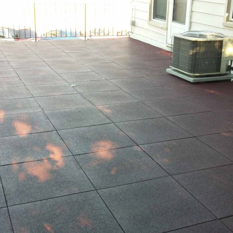 Factory Price Interlocking Colorful Outdoor Sports Rubber Floor Tile with En1177 Certificate