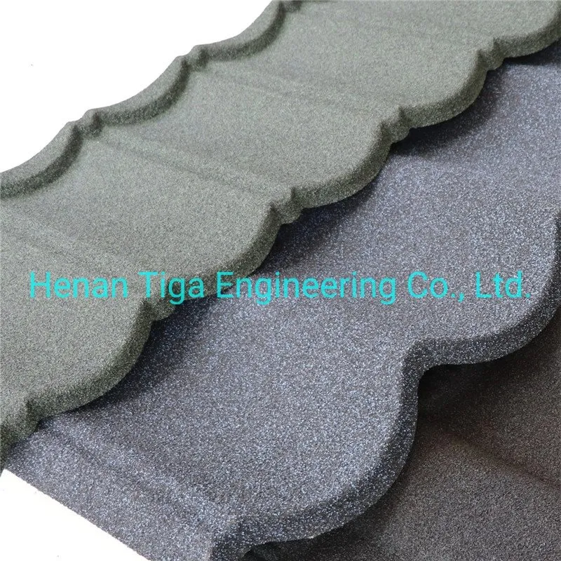 Factory Wholesale Color Stoned Gravel Coating Metal Roofing Tiles