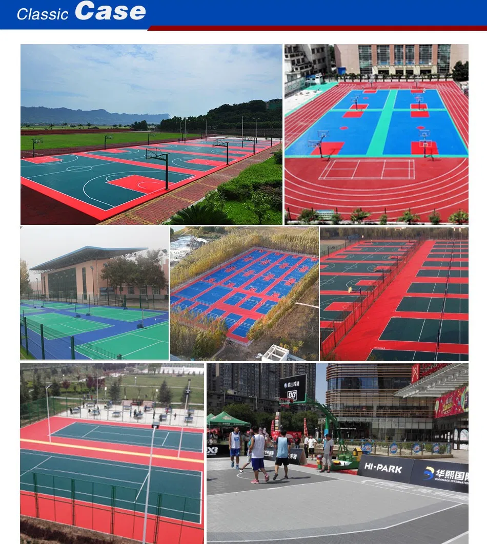 Fiba Basketball Flooring Interlocking Court Tile