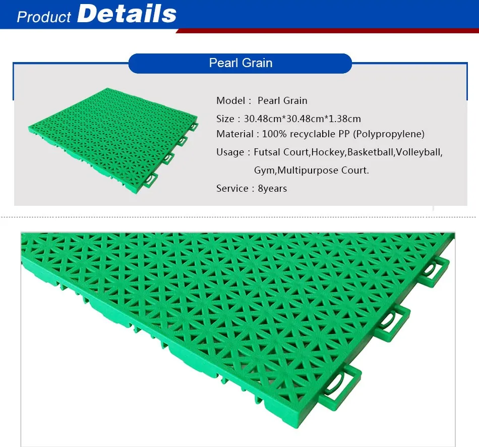 Fiba Basketball Flooring Interlocking Court Tile