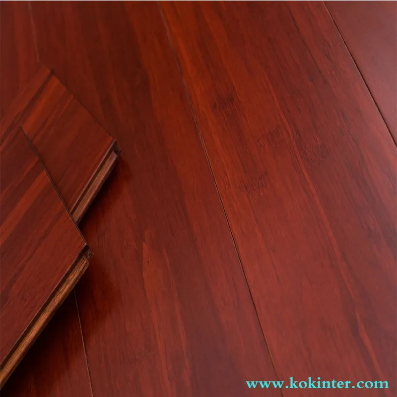 First Qualtiy Fortune Red (Satin color) Indoor Usage Strand Woven Bamboo Flooring Cheapest Price